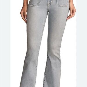 Lucky Brand Light Gray Flare Jeans